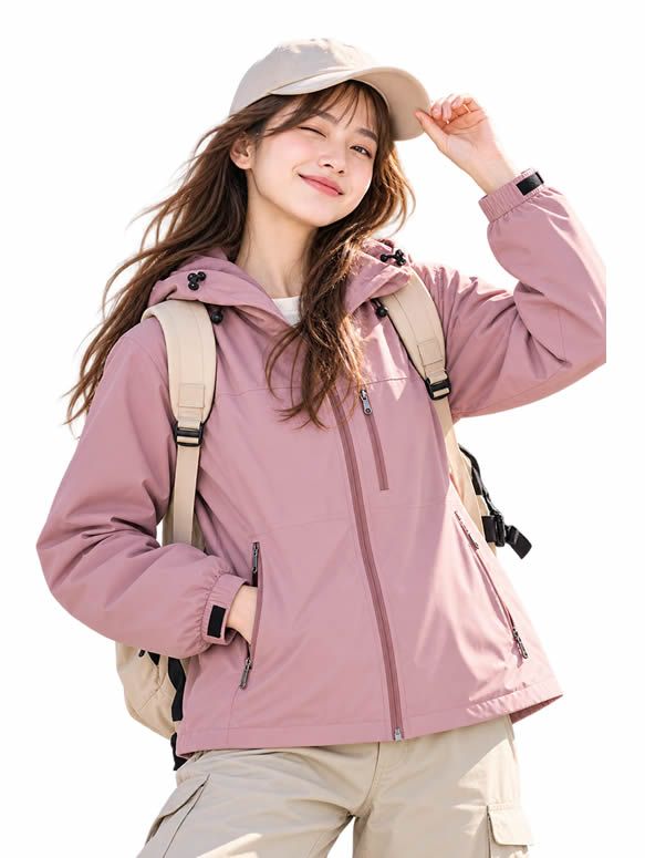 女款情侶戶外網裡外套 8812